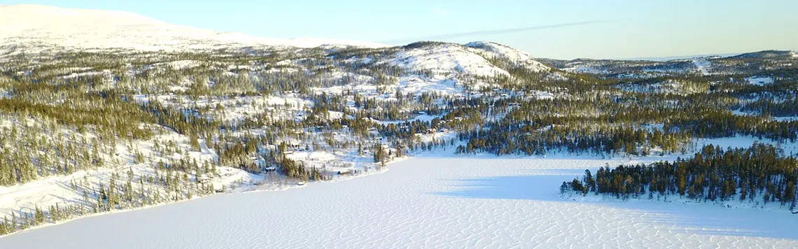 Utsikt mot Djupsjøen